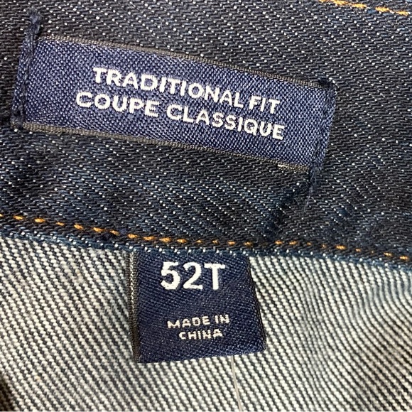 Lands End Square Rigger Mens Traditional Fit Jeans Size 52T x 30 Blue NWT - Picture 13 of 16